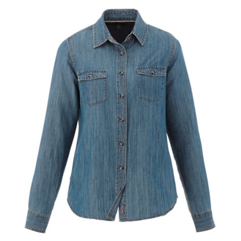 Denim Colored Button Down